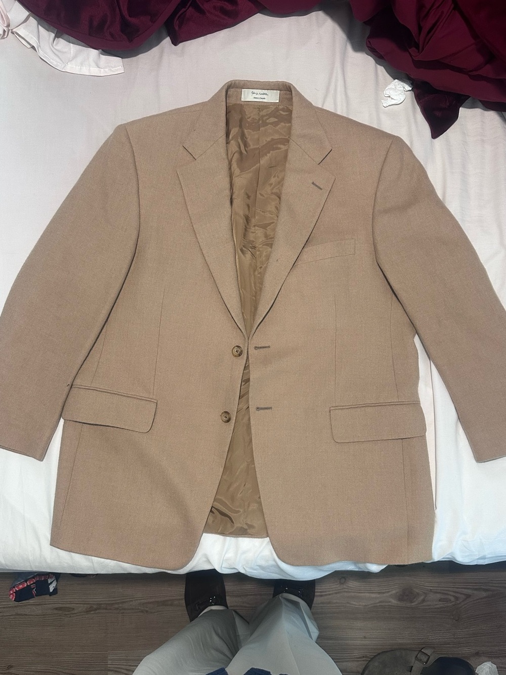 John W. Nordstrom Tan Single-Breasted Sport Coat